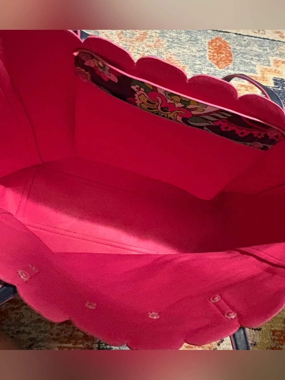 Vegan Leather Vera Bradley Tote - Picture 2 of 3